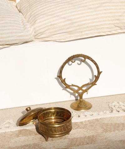 Porte bijoux en laiton marocain