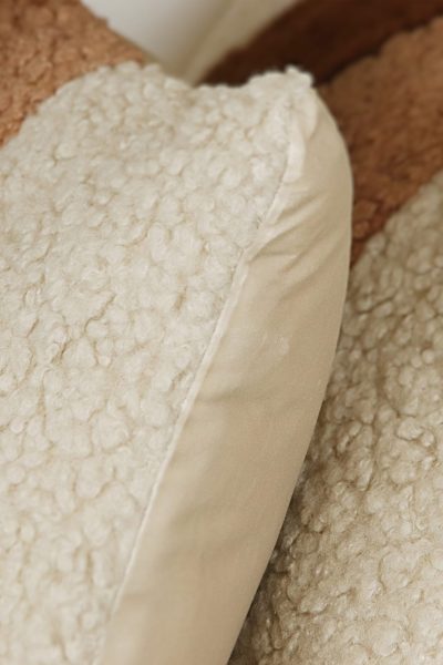 coussin bouclette rectangulaire