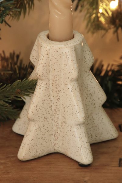 Bougeoir sapin moucheté