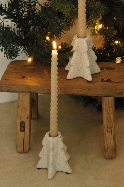 Bougeoir sapin moucheté