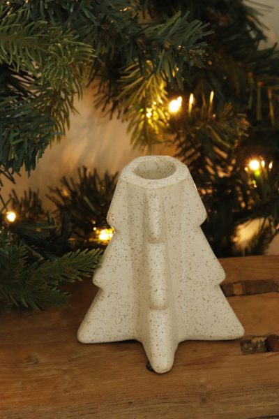 Bougeoir sapin moucheté