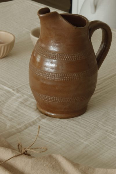 Pichet grès marron Du Berry