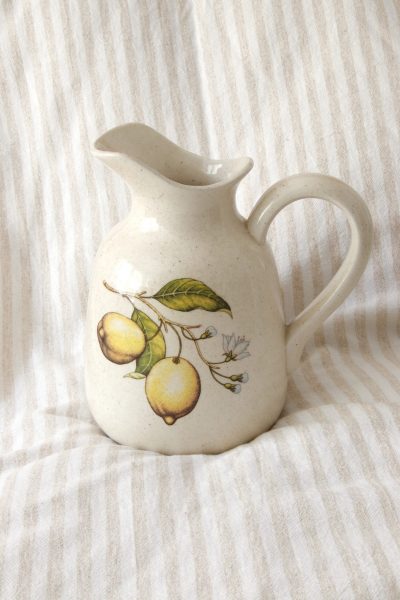 Carafe en grès vernissé Citron