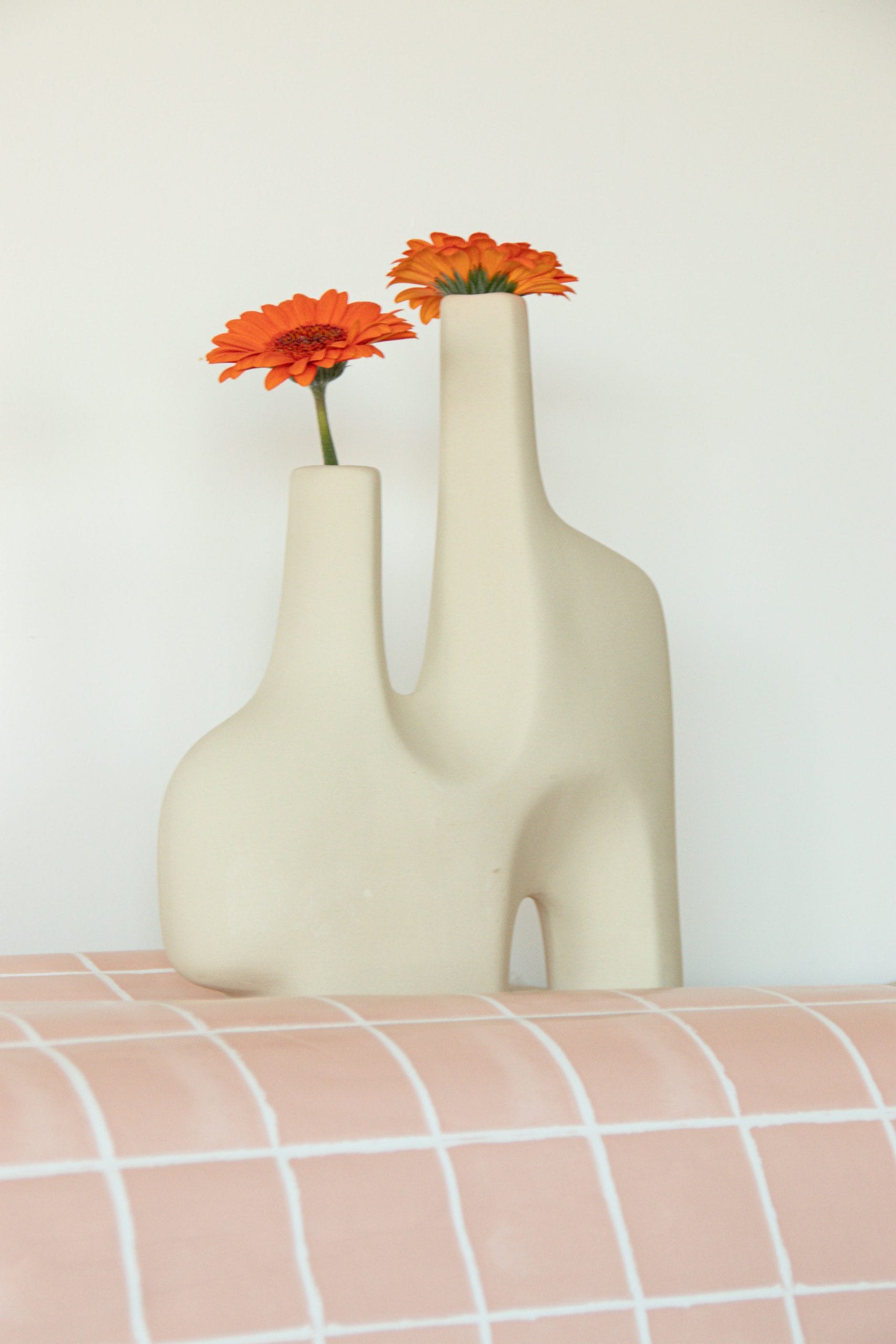 Vase soliflore désert à forme organique