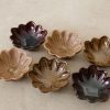 Coupelle fleur irisée en céramique