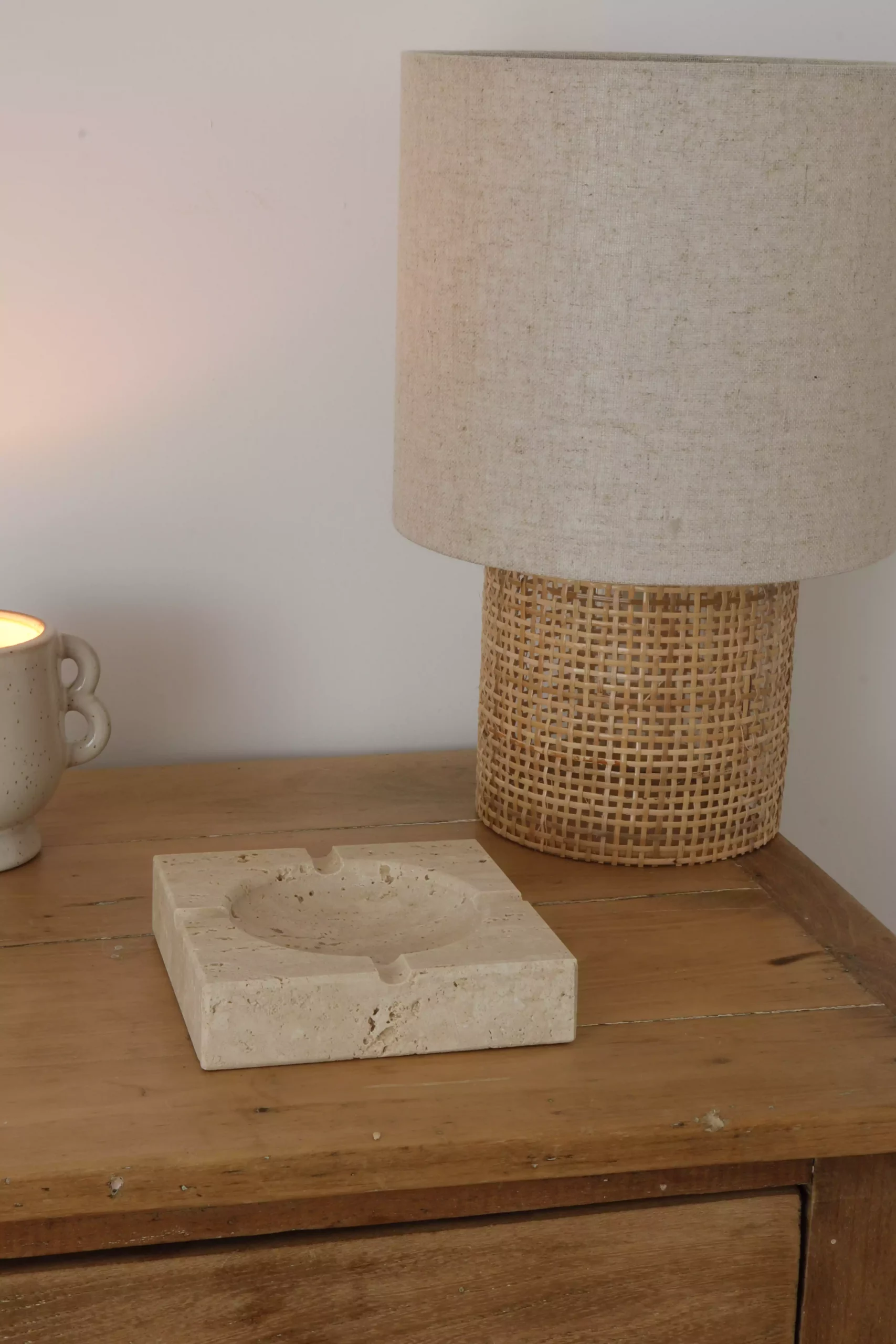 Cendrier en travertin – Image 2